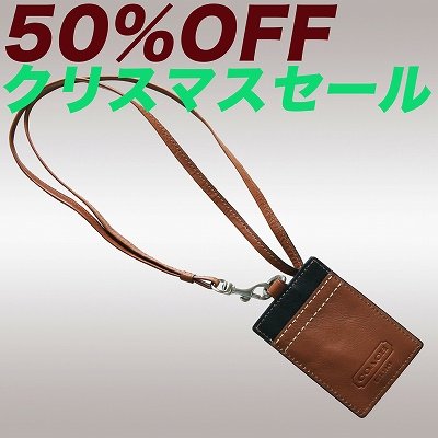 コーチ(COACH) 最新作 レザー IDケース カードケース 定期入れ