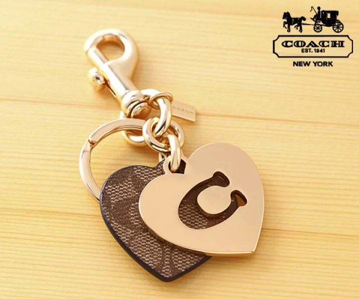 コーチ(COACH) 最新作 ハート キーホルダー