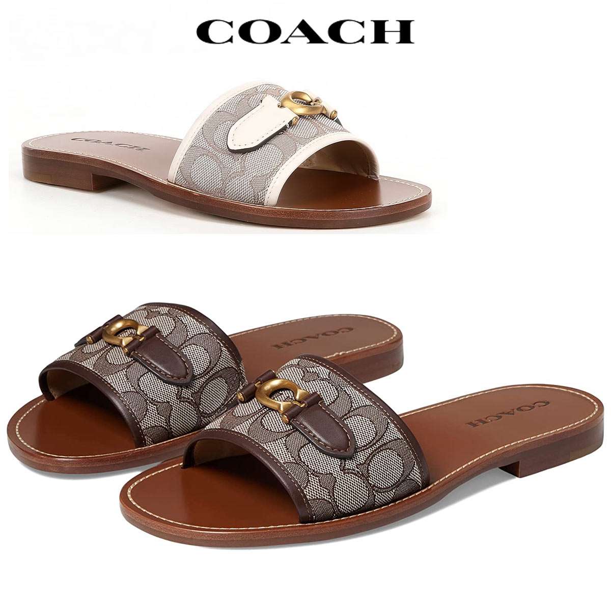 コーチ(COACH) 最新作 シグネチャー サンダル サイズ