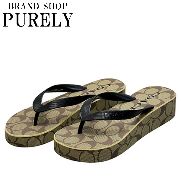 コーチ(COACH) 最新作 シグネチャー サンダル サイズ