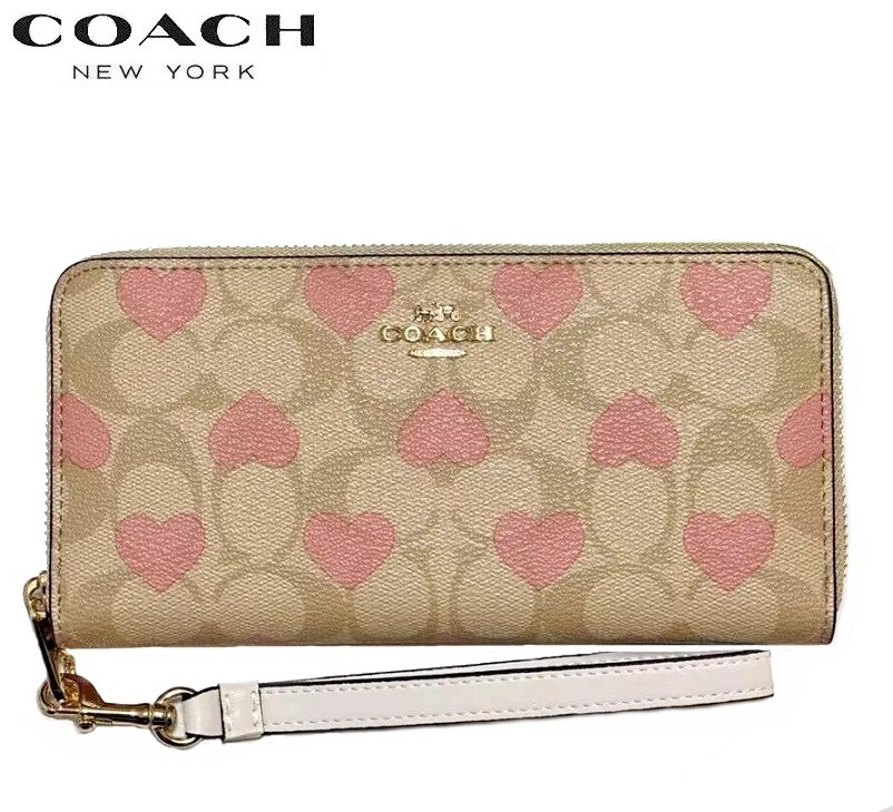 コーチ(COACH) 最新作 オードリー メタリックレザー アコーディオン 長財布 コーチ(COACH) 最新作 オードリー メタリックレザー アコーディオン 長財布