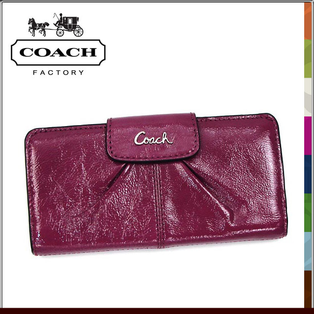 コーチ(COACH) 最新作 アシュレイ レザー スリム エンべロープ 長財布