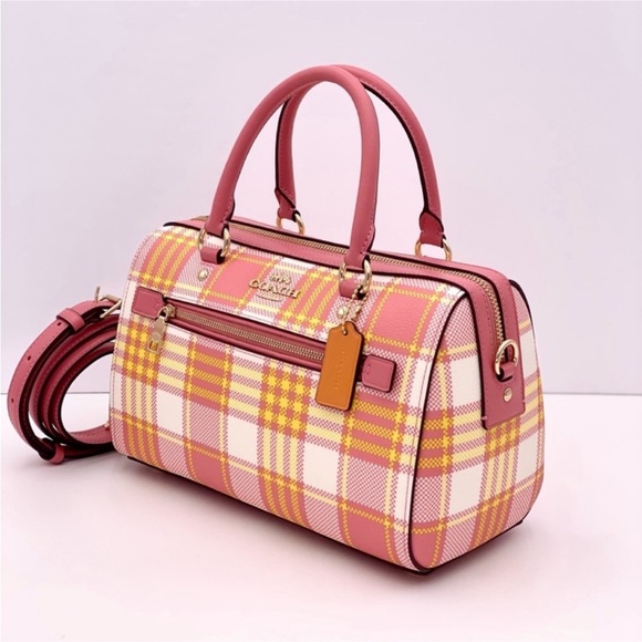 コーチ(COACH) 最新作 シグネチャー タータン コンパクト エコバッグ