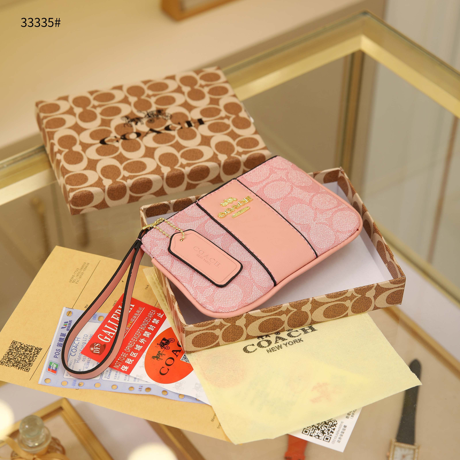 コーチ(COACH) 最新作 アシュレイ スカーフ プリント がま口 コインケース