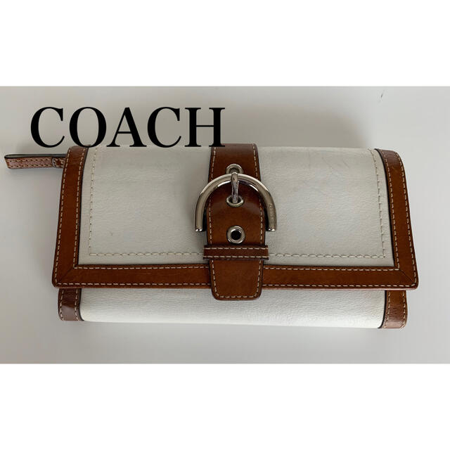 コーチ(COACH) 最新作 ソーホー レザー バックル ウォレット 三つ折り財布