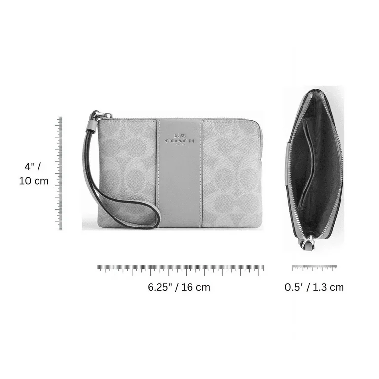 コーチ(COACH) 最新作 シグネチャー ストライプ リストレット ポーチ