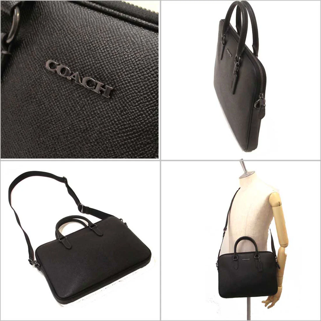 コーチ(COACH) 最新作 【訳あり品】 メンズ ブリーカー エンボスド ショルダーバッグ